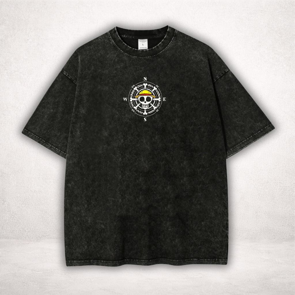 One Piece Straw Hat Pirates Vintage Wash T-Shirt
