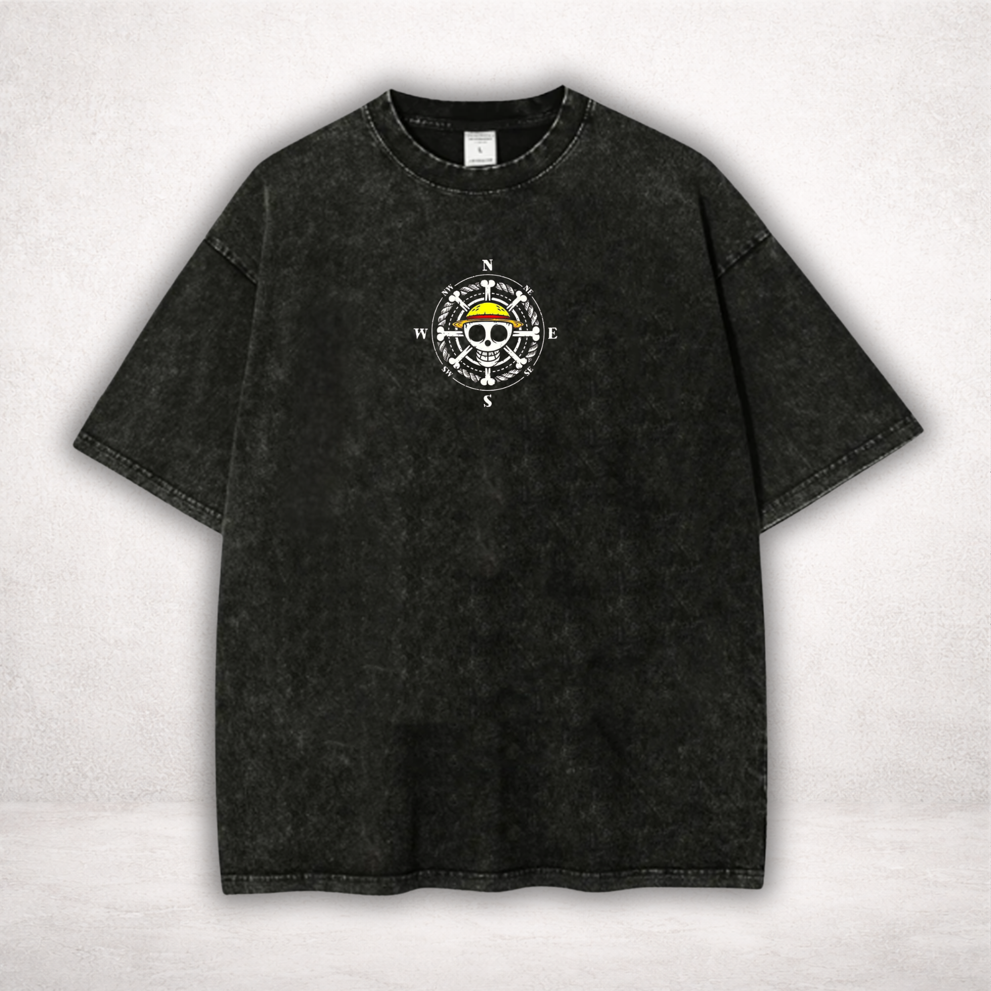 One Piece Straw Hat Pirates Vintage Wash T-Shirt