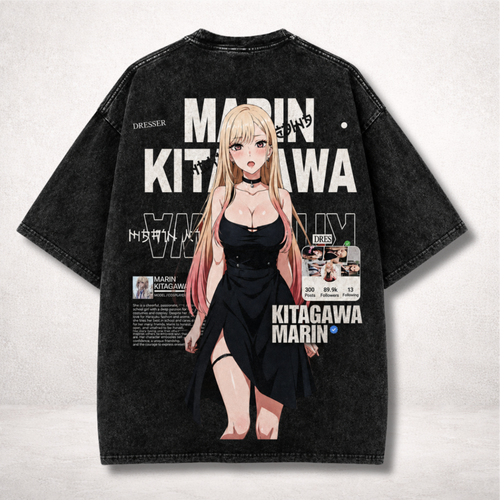 Marin Kitagawa Wash, My Dress Up Darling Washed Anime Tee
